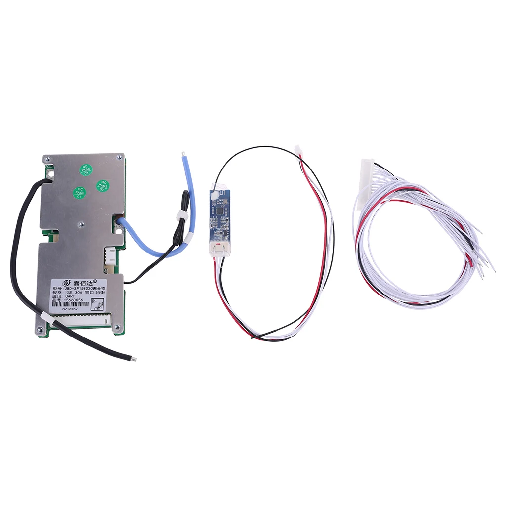 

Защитная плата для литиевой батареи 13S, BMS, 30 А, полимерная, с Bluetooth, умным интерфейсом UART, гибкий, статический