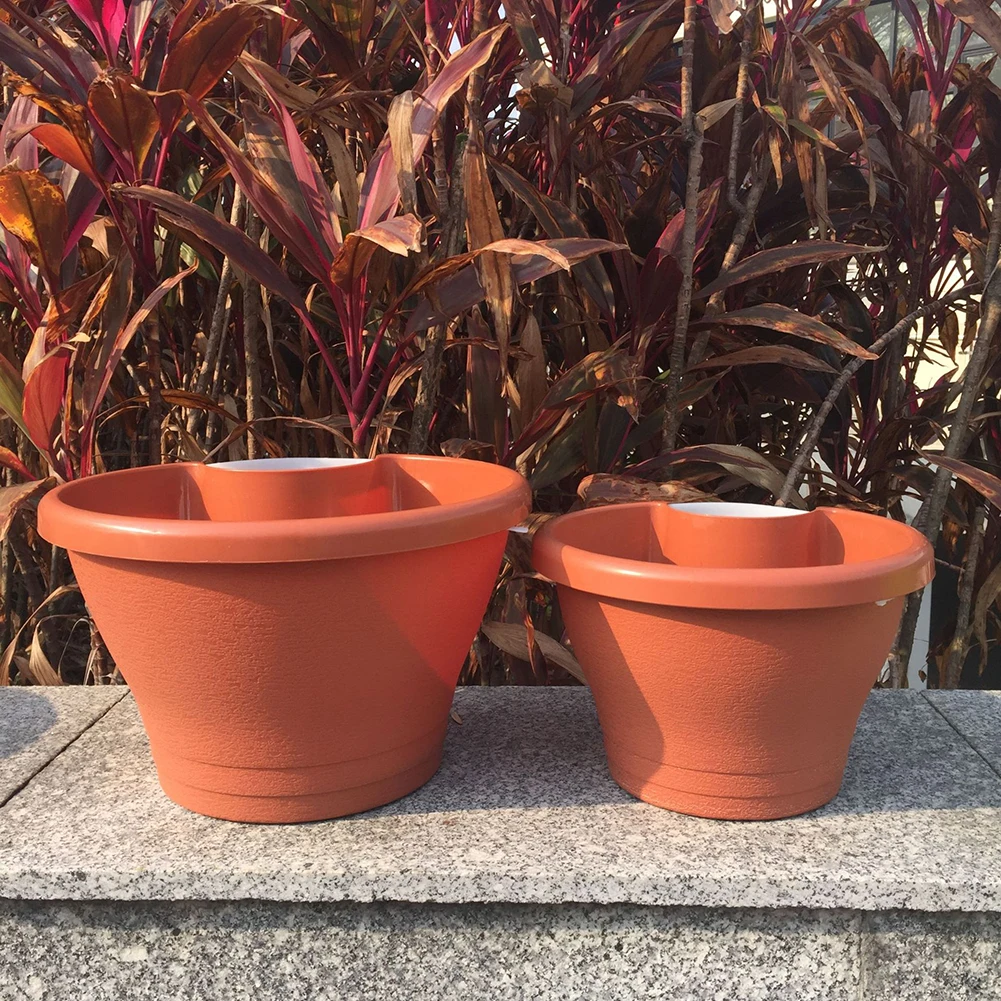 

Gutter Downspout Flowerpot Holder Plant Hanger Flower Basket Balcony Garden Planter Nursery Pots Garden Supplies