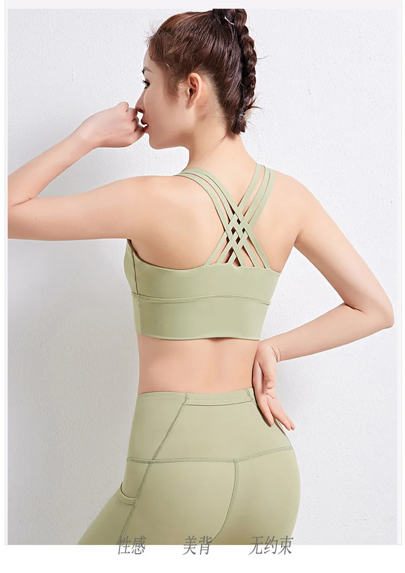 

1216ZH Lady girl sport camisole bra beauty women vest tank top custom logo print on product and package from 1pc dropship