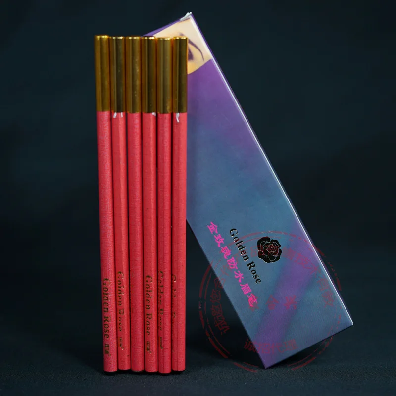 Золотой розовый карандаш для бровей водонепроницаемый Munsu маркер студия макияжа