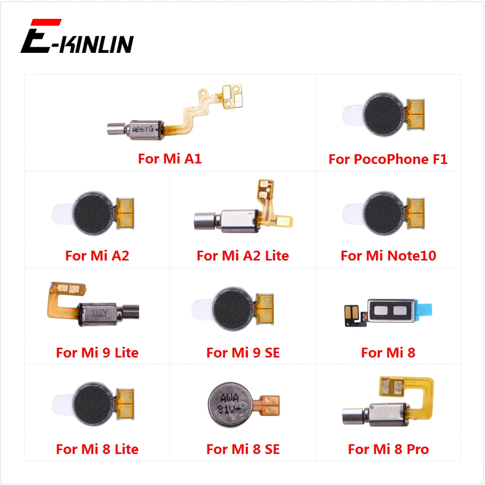 Вибратор гибкий кабель для XiaoMi PocoPhone Poco F1 Mi A2 A1 Note 10 9 9T 8 6 Lite Pro SE части модуля