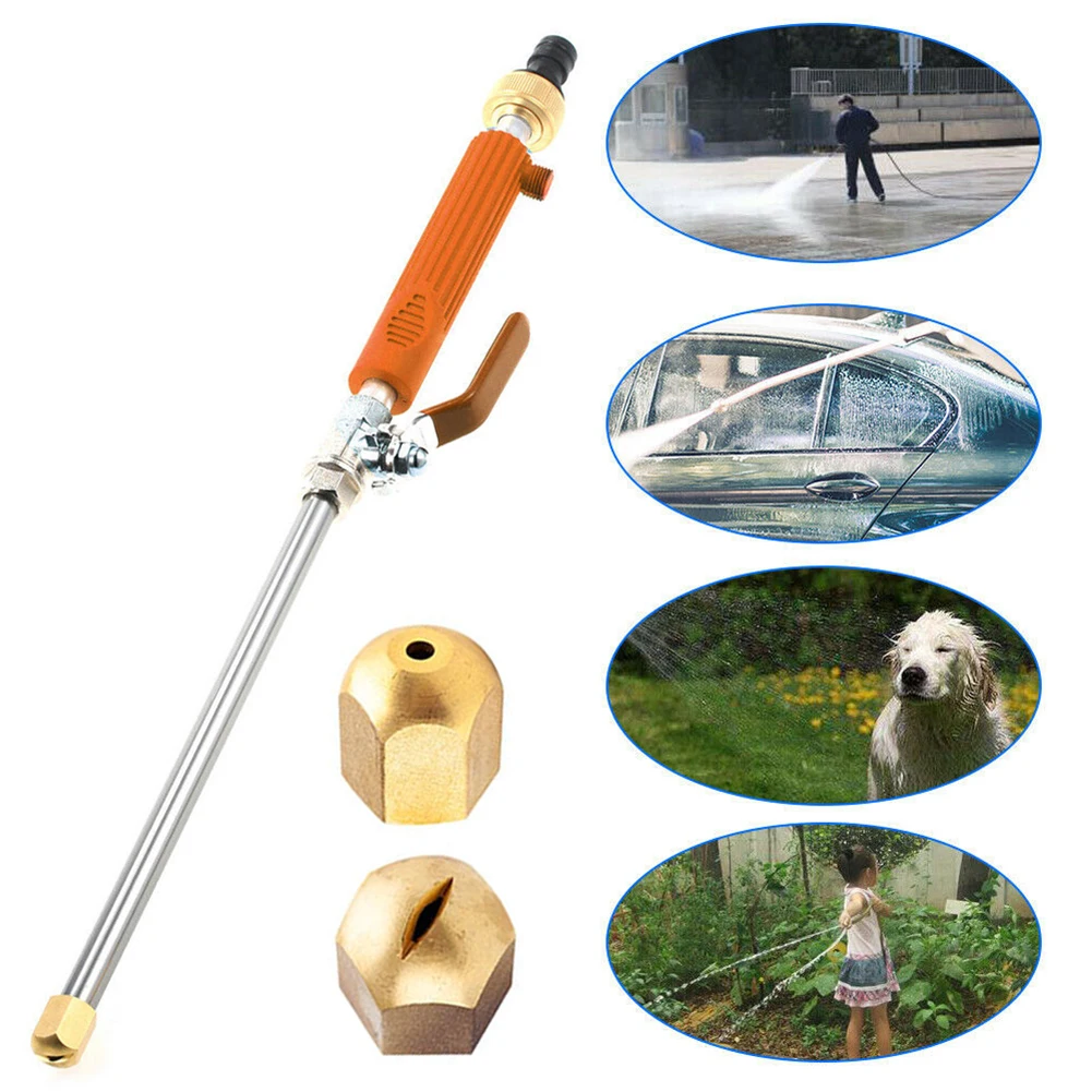 

High Pressure Water Gun for Car Wash and Glass Cleaning Tool Washing Sprayer Spray Sprinkler 46CM Jet Garden Washer Hose Wand