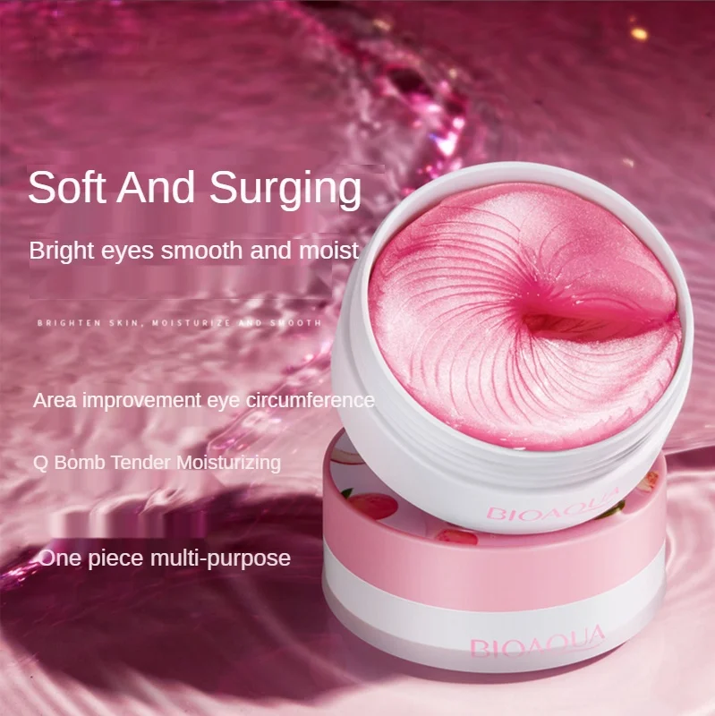 

Peach Six-Peptide Eyes Mask Moisture Replenishment Mild Soft Comfortable Light-Reducing Eye Circles Korean Raw Materials