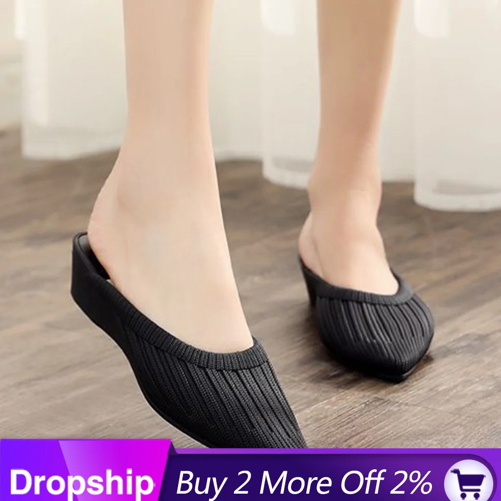 Женские туфли лодочки с острым носком на танкетке повседневные рабочие из ПВХ