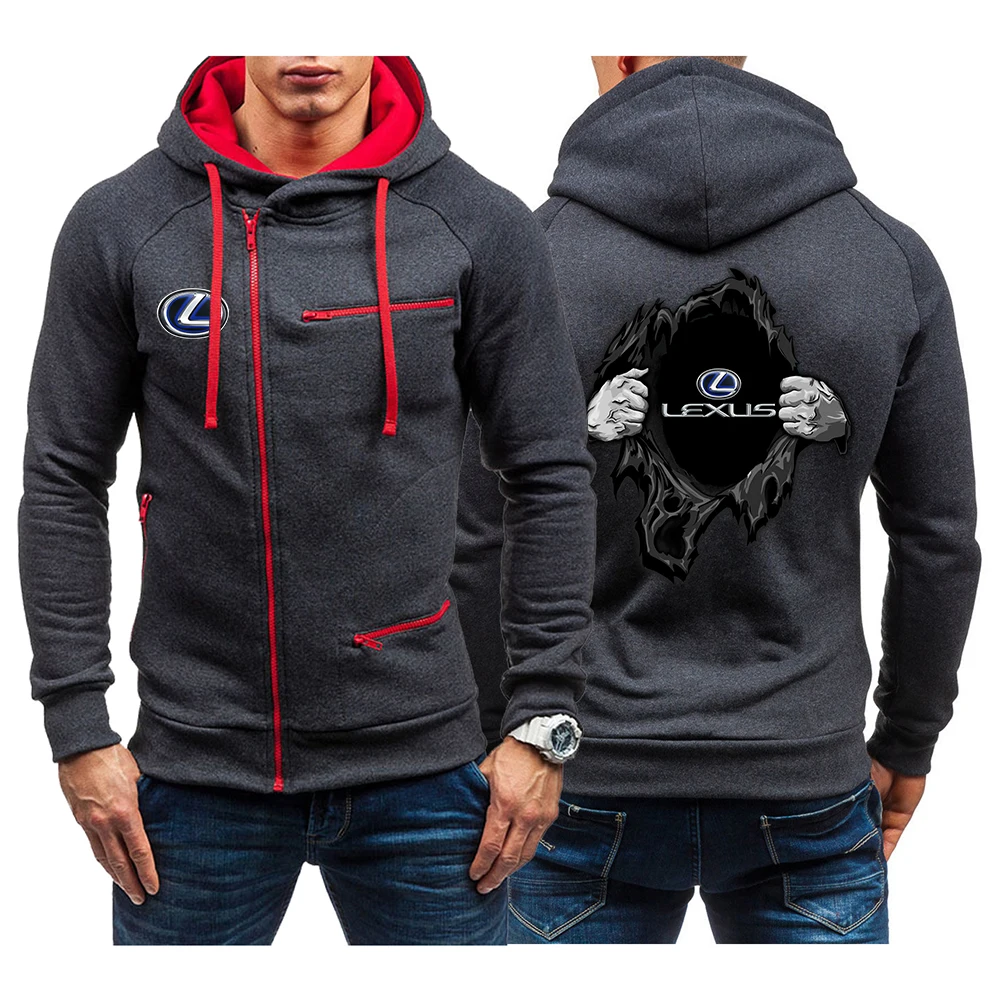 

Новинка 2021, зимняя мужская повседневная толстовка с логотипом Lexus, Мужская толстовка/уличная толстовка, удобная спортивная толстовка, Женск...
