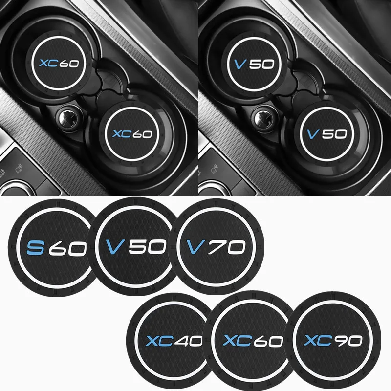 Автомобильный держатель для бутылки с водой 2 шт. Противоскользящий коврик