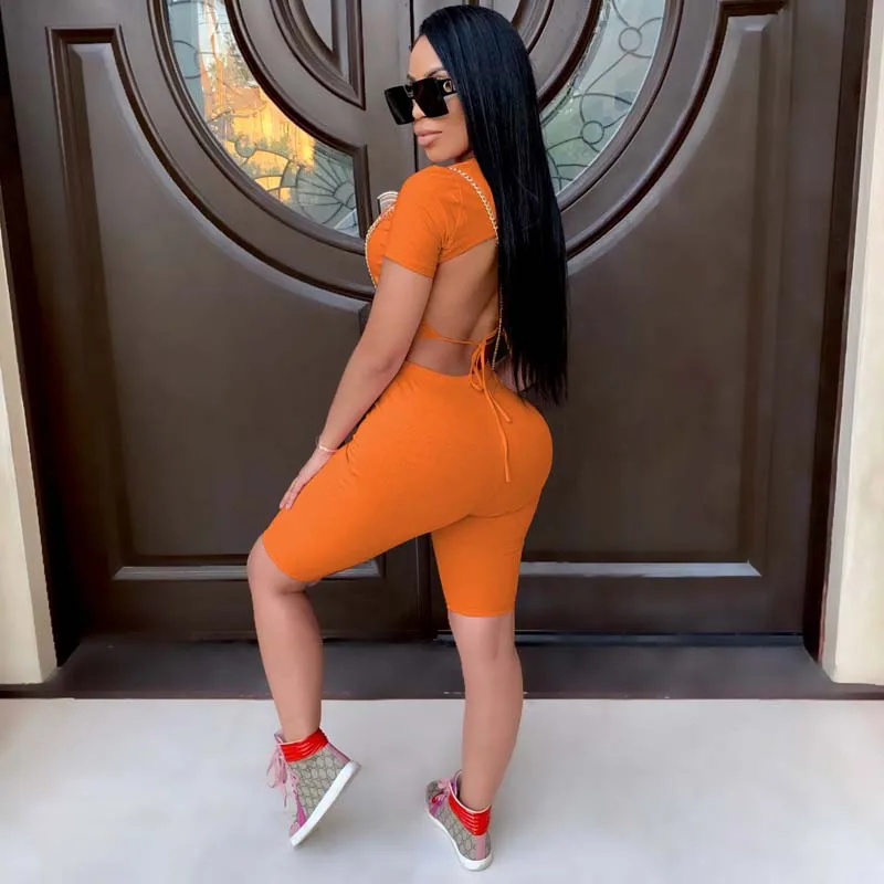 

ZOOEFFBB Sexy Summer Tracksuit 2 Piece Set Bandage Crop Top and Shorts Club Outfits Lounge Wear Matching Sets for Women Clothes