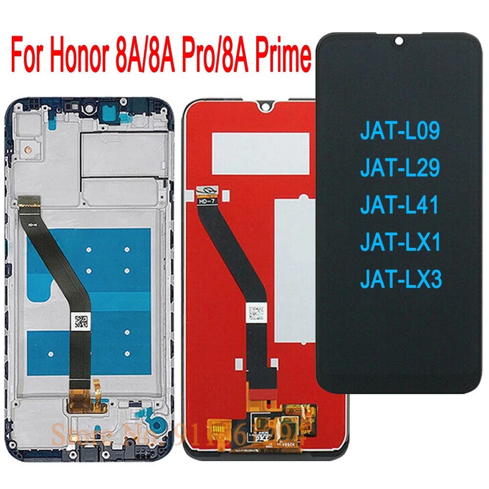 6 09 ''дигитайзер рамка сенсорный экран для Honor 8A Pro Prime ЖК дисплей lm L29 LX3 LX1 в сборе