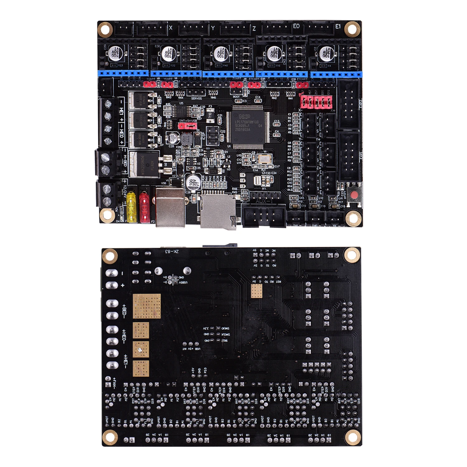 Плата управления Aibecy SKR материнская плата V1.3 32 бит ARM CPU с USB кабелем поддержка для