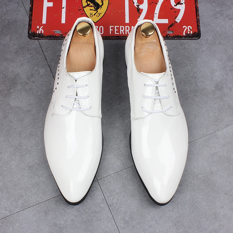 Платье из новой коллекции на шнуровке кожа обувь плоской подошве лоферы для