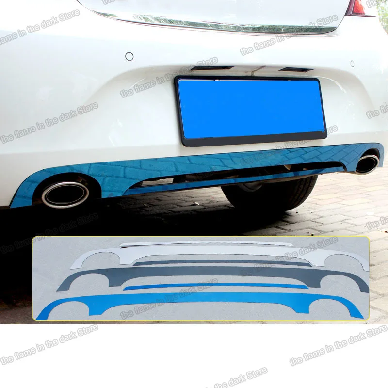 Lsrtw2017 из нержавеющей стали багажник автомобиля задняя крышка планки для Buick Regal 2017