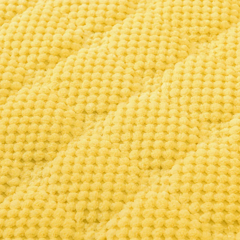 Вельветовое покрывало для дивана нескользящее в клетку секционного