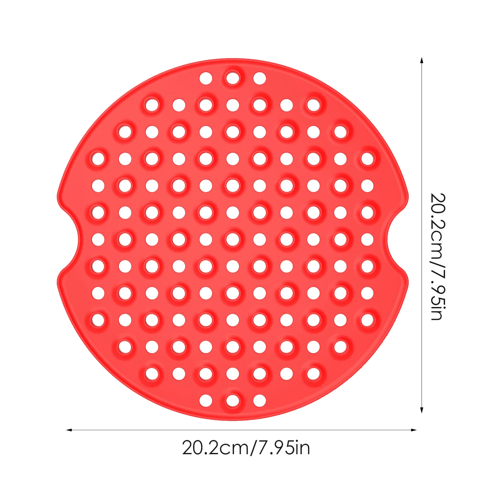 

Air Fryer Liner Silicone Non-Stick Round Air Fryer Mat Food Grade Reusable Anti-slip Steaming Basket Kitchen Cooking Tool