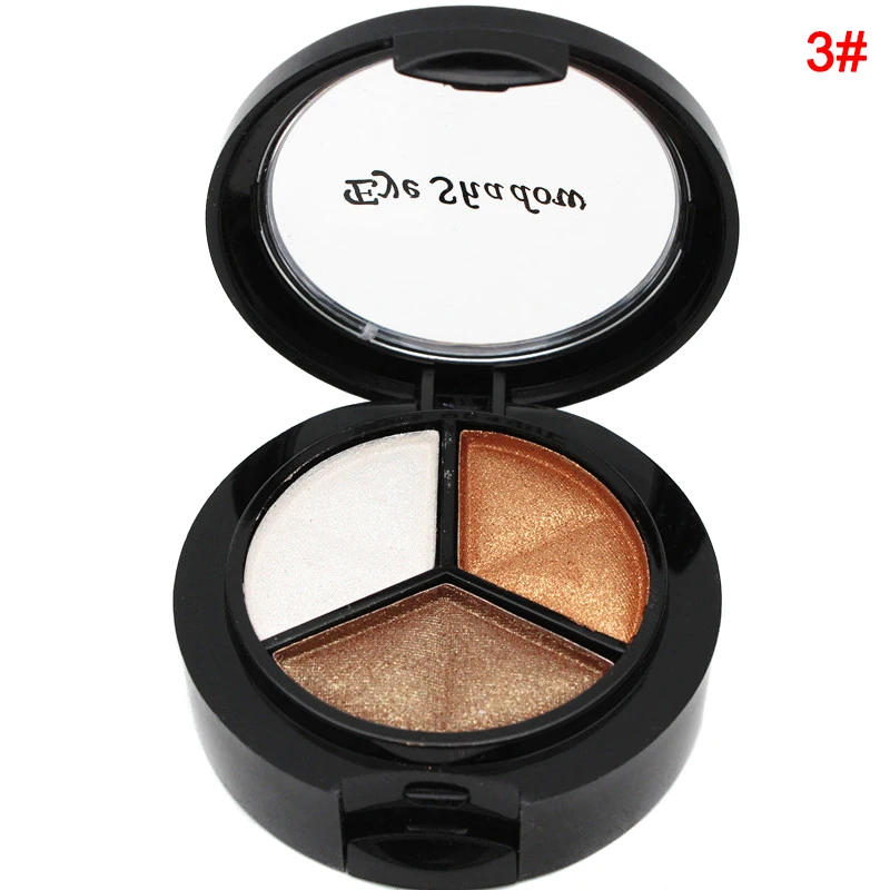Палитра теней для век 3 цвета стойкая косметика макияж подарок женщин EY669 |