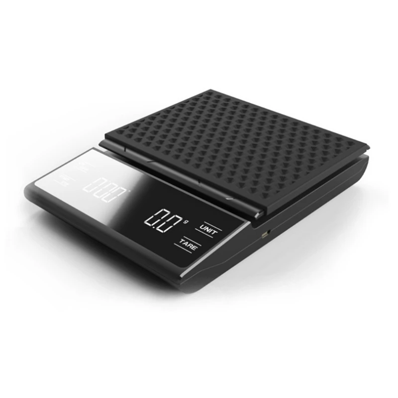 

Portable Electronic Digital Coffee Scale With Timer High Precision LED Display