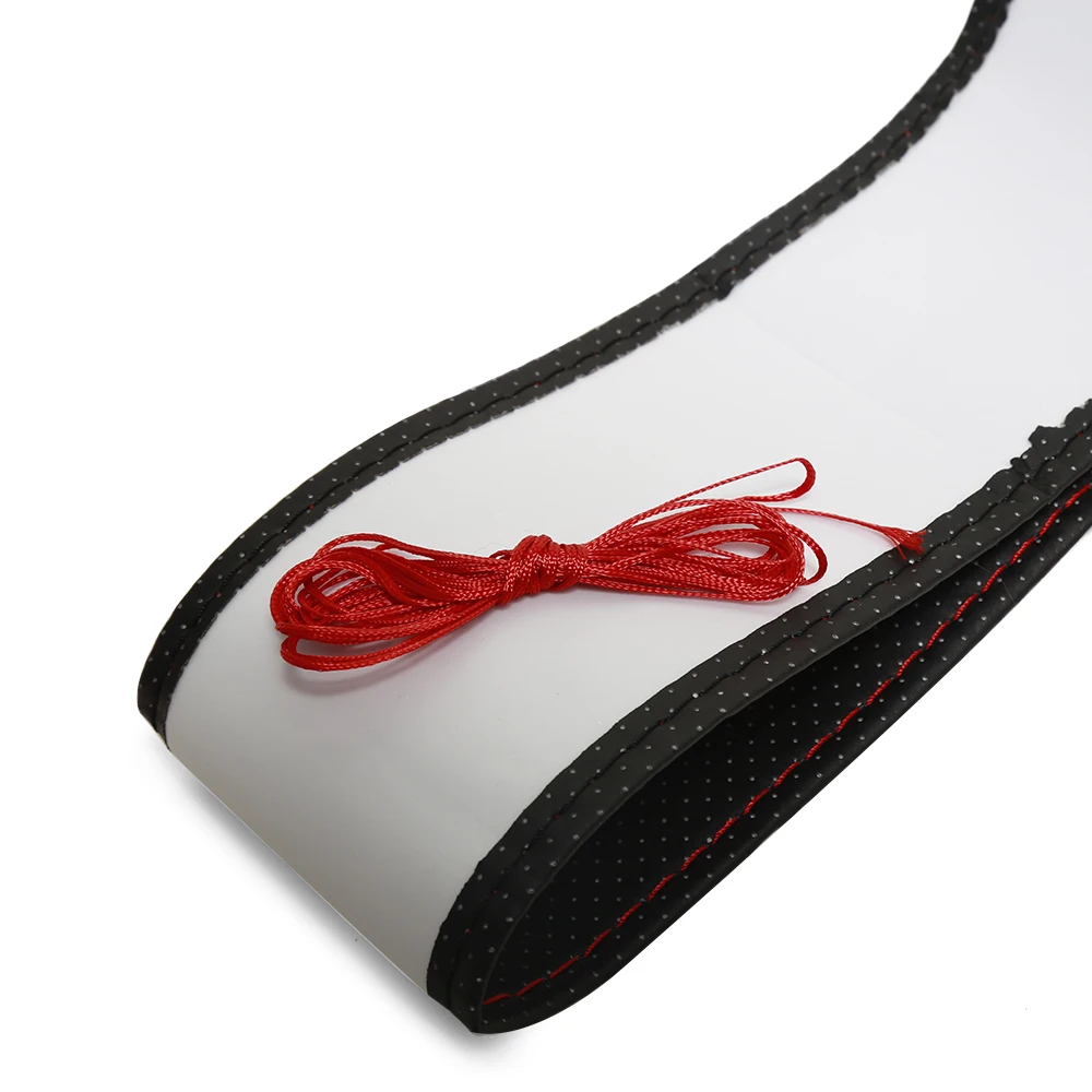 Чехол на руль автомобиля из кожи 38 см для Mercedes Benz W203 W204 211 AMG Smart Starline A93 Citroen C4 и др.