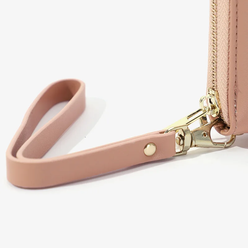 

Women Wallet New Large Capacity PU Leather Bag Luxury Designer Mobile Phone Bag Fashion Simple Brand Handbags Coin Purse H049
