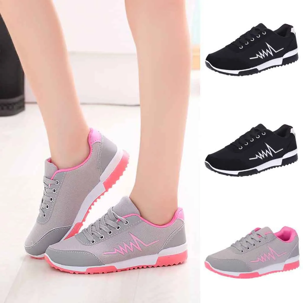 

2019 Summer Fashion Women Mixed Color Flat Platform Shoes Women Breathable Mesh Casual Shoes Women Flats Dropshipping6142