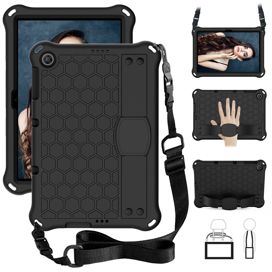 

Premium Non-toxic EVA Kids Case for Huawei Enjoy Tablet 2 10.1 Matepad T10 T10S Shockproof Cover with Shoulder Strap