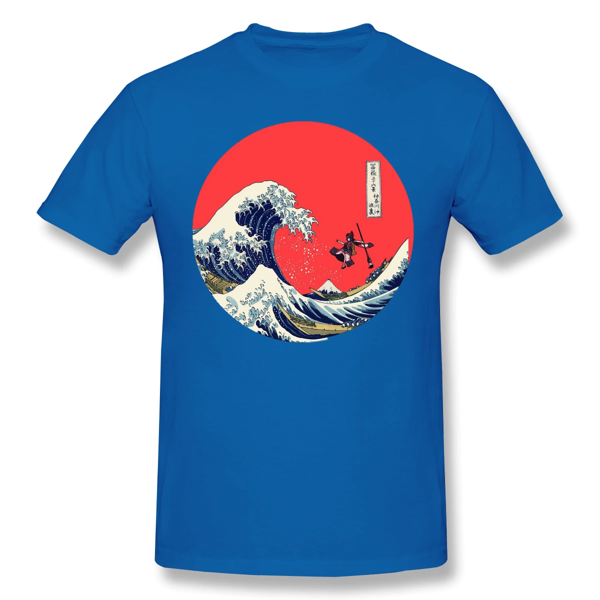 Kanagawa Hokusai черная футболка fate Grand Order homme Футболки с коротким рукавом | Мужская