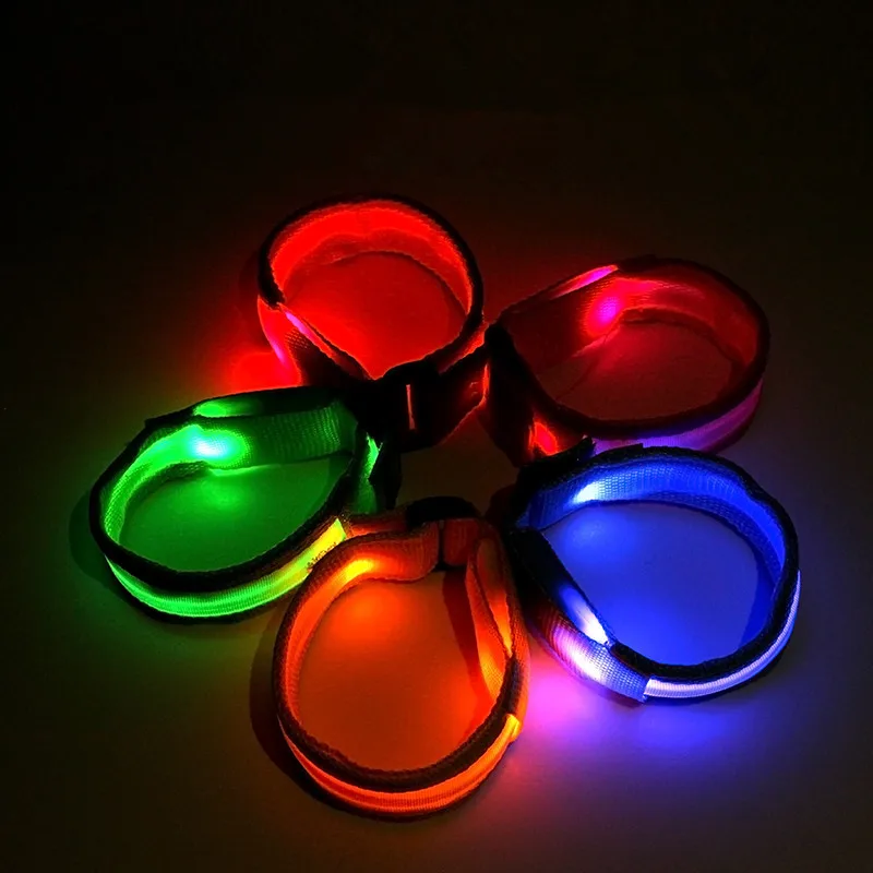 Outdoor Sports Running Light Jogging LED Night Run Cycling Bike Portable Bracelet Lights Armband Strap Safety Camping Tool | Спорт и