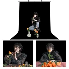 Фоновый Флокированный однотонный черный поглощающий светильник простой экранный Фотофон студийный реквизит для фотосъемки Фотостудия