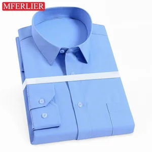 Рубашка мужская демисезонная с длинным рукавом, 10XL, 165 кг