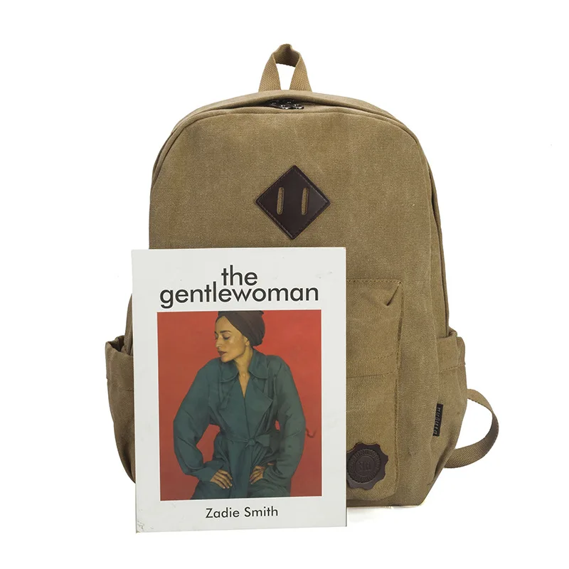Новые женские холщовые сумки, модный рюкзак для отдыха на открытом воздухе, рюкзак для мужчин и студентов