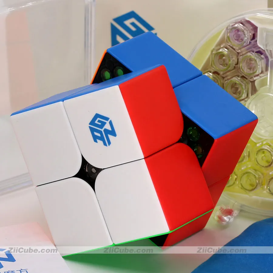 Волшебный кубик-головоломка, магнитный кубик GAN 251 M 2x2x2 2x2 stickerless GAN251 M, профессиональный скоростной кубик