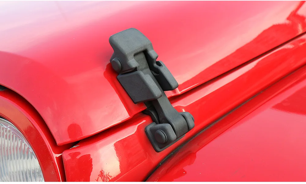 MOPAI крышка двигателя для Jeep Wrangler JK JL 2007- Автомобильный Замок капота защелка Крышка для Jeep Wrangler JK JL аксессуары
