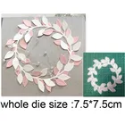 Ремесленные штампы Рождественский венок гирлянда металлические штампы высечка форма для скрапбукинга бумажные ремесленные ножи форма лезвие штампы трафареты