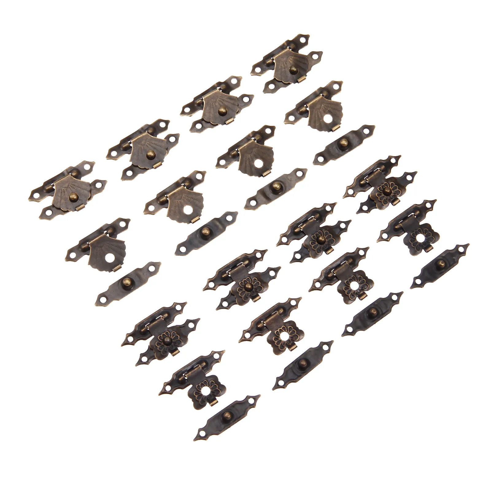 DRELD 10 шт. антикварные подвески из железа шкатулка для украшений замок Hasp