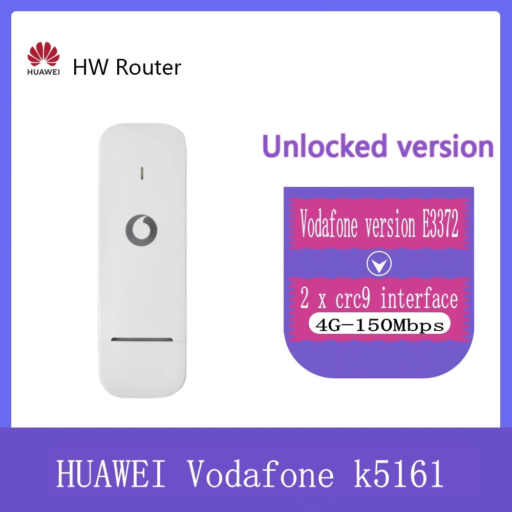 Wi Fi Huawei Vodafone K5161 150 Мбит/с 4 аппарат не привязан к оператору сотовой связи модем