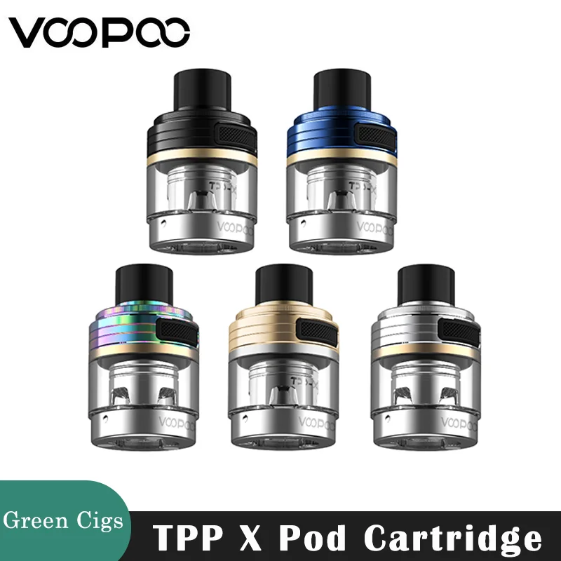 Оригинальный картридж VOOPOO TPP X Pod 5,5 мл TPP-X fit TPP PnP Coil Vaporizer для электронной сигареты Drag X Pro & Drag S Pro Vape Kit