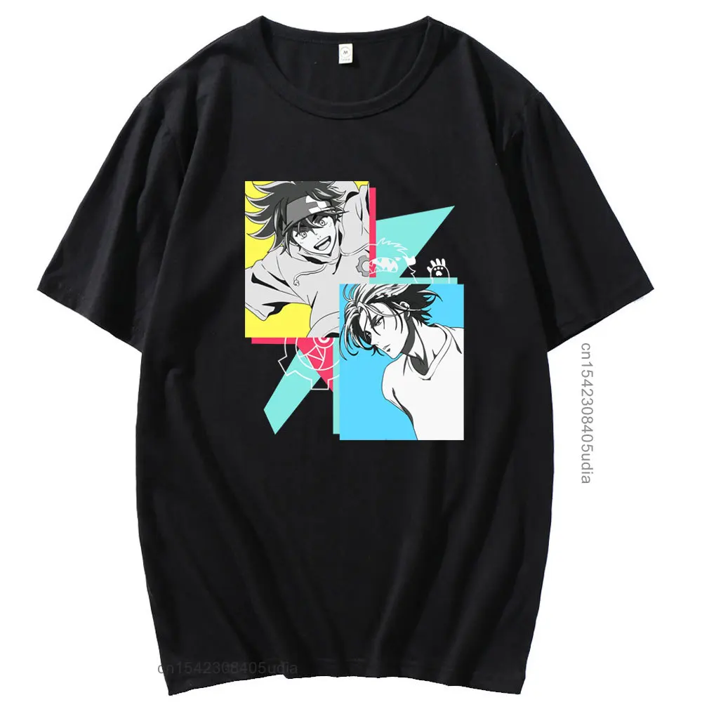 Anime Tshirt Men Sk8 The Printed Summer Pure Cotton Short Sleeve Men Loose Casual T-Shirt Skateboard Boy T-Shirt Men