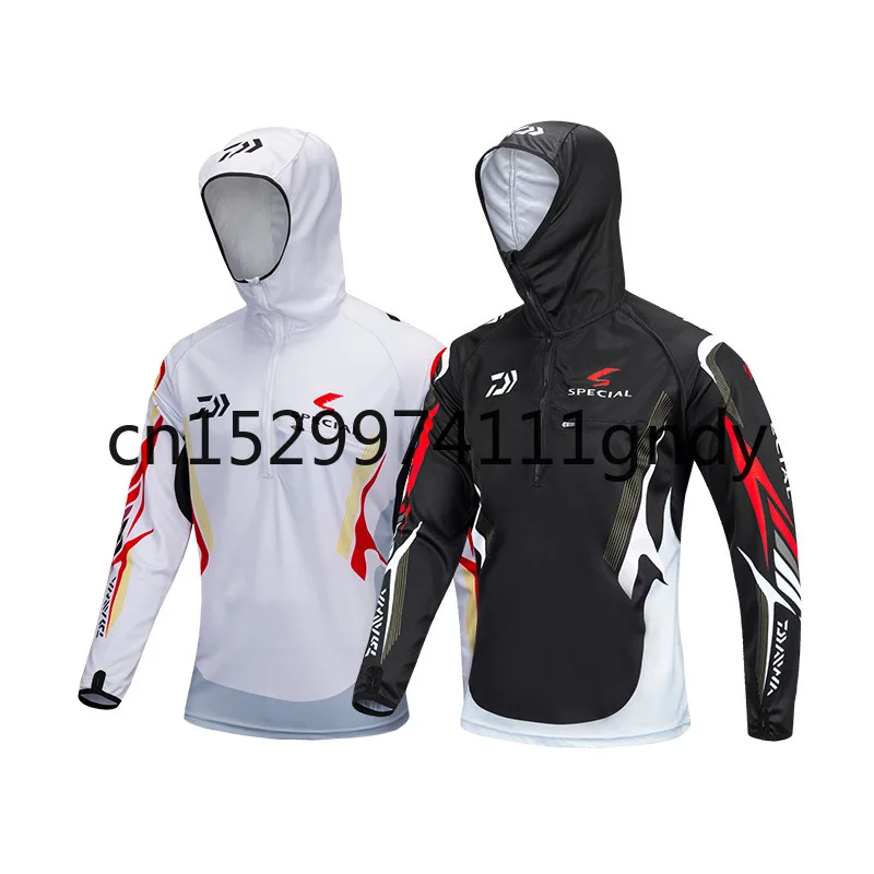 

DAIWA 2020 New Brand Fishing Clothing Men Professional Fishing Shirts Long Sleeve Breathable Quick Dry Shirt 2 Colors 5 Size