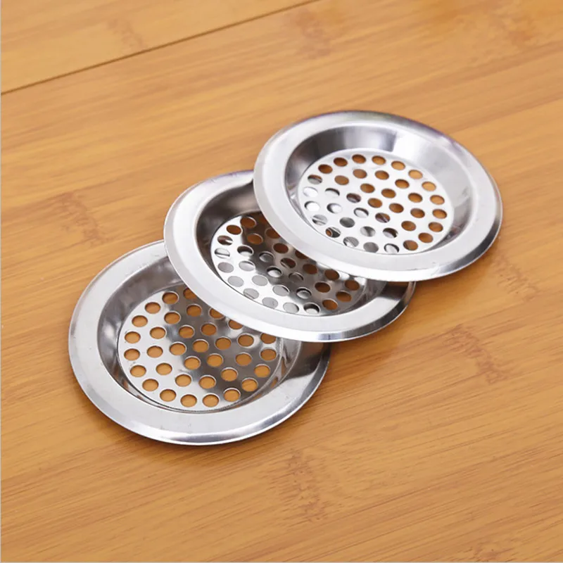 1Pc Stainless Steel Sink Strainer Waste Plug Kitchen Drain Stopper Filter Basket