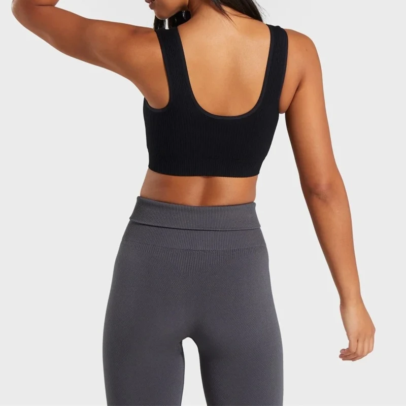 Женский бесшовный бюстгальтер для занятий спортом спортивный йогой и фитнесом |