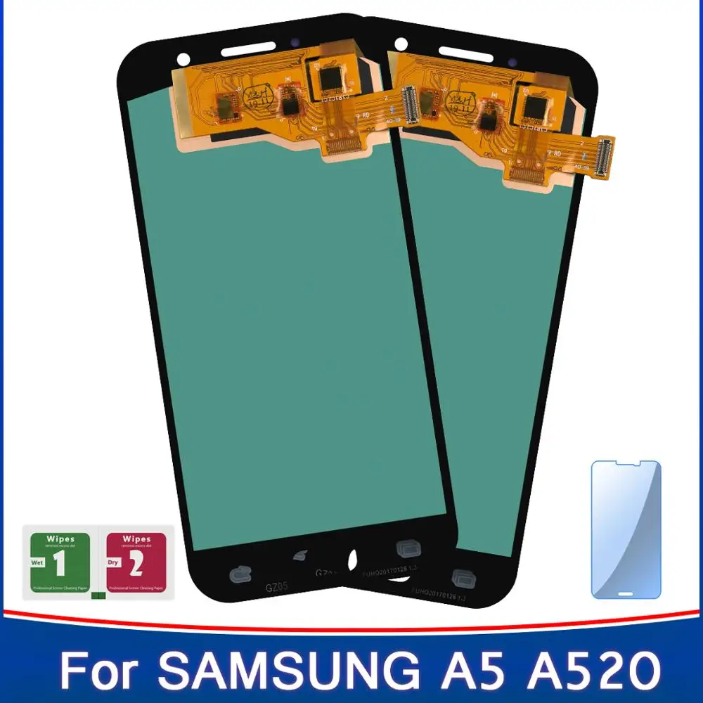 2 шт. ЖК дисплей A5 Для SAMSUNG Galaxy 2017 A520 A520F|Экраны для мобильных телефонов| |