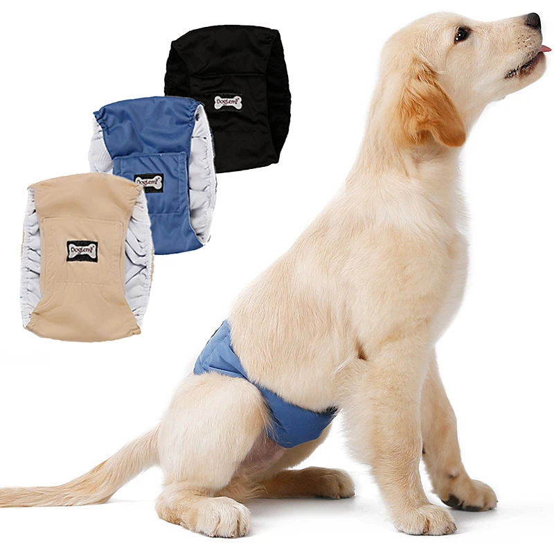 

Reusable Durable Dog Shorts Pants Washable Male Pet Diaper Wraps Dogs Nappy Pants Simple Menstrual Sanitary Diaper Pets Supplies