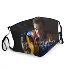 Неодноразовая американская маска для лица Джонни Хелли сон рев, американская маска для лица во французском рок-певице, пылезащитный респиратор против смога