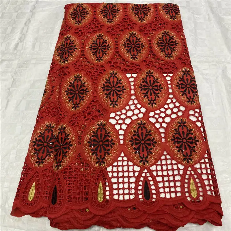 

5yards swiss lace fabric african lace fabric 2021 high quality fashion embroidery dry cotton lace swiss voile lace ! TL40235