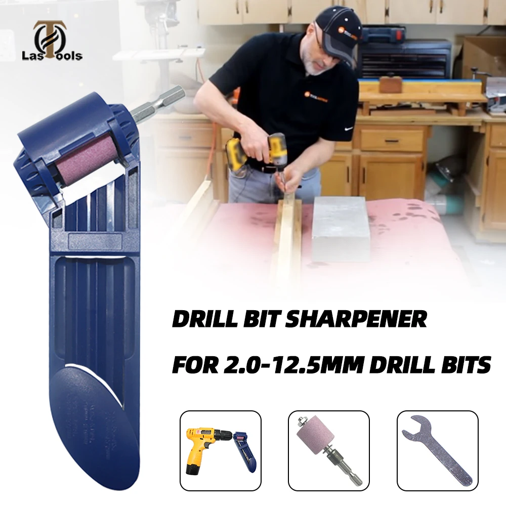 

Portable Drill Bit Sharpener Corundum Grinding Wheel Portable Powered Tool for Drill Polishing Wheel Drill Bit Sharp