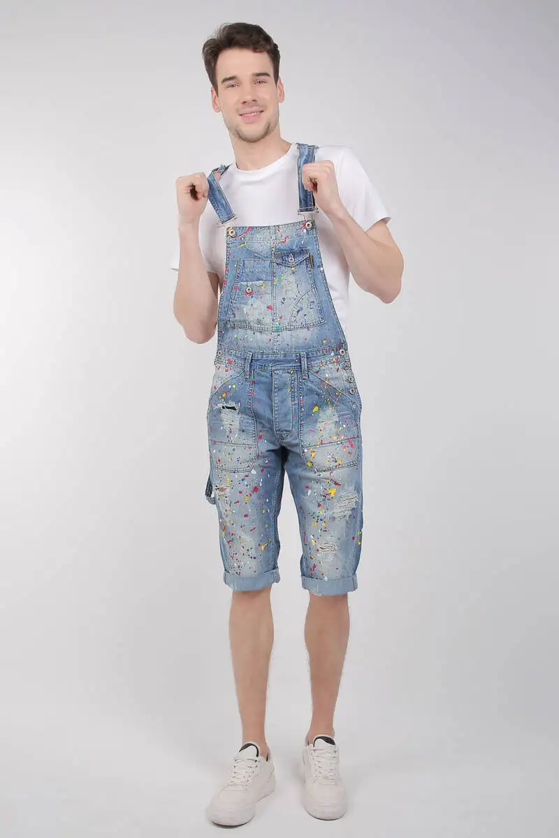

Last Player Men 'S Painted Jumpsuit Capri