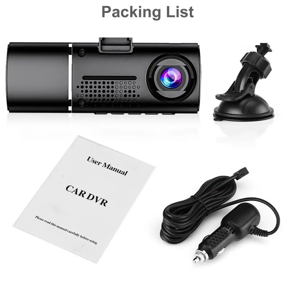 

Dual Dash Cam 1080P Front Inside Cabin Car Camera Driving Recorder Night Vision Interior Camera Parking Mode G-Sensor