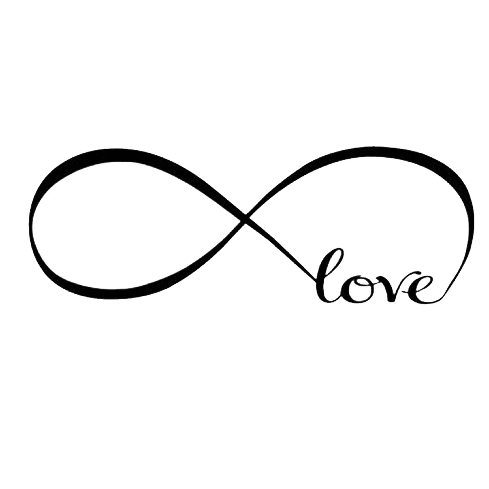 

1PC Infinity Symbol Word Love Wall Stickers Bedroom Wall Stickers Murals Decor Waterproof Vinyl Art Wall Sticker Decals