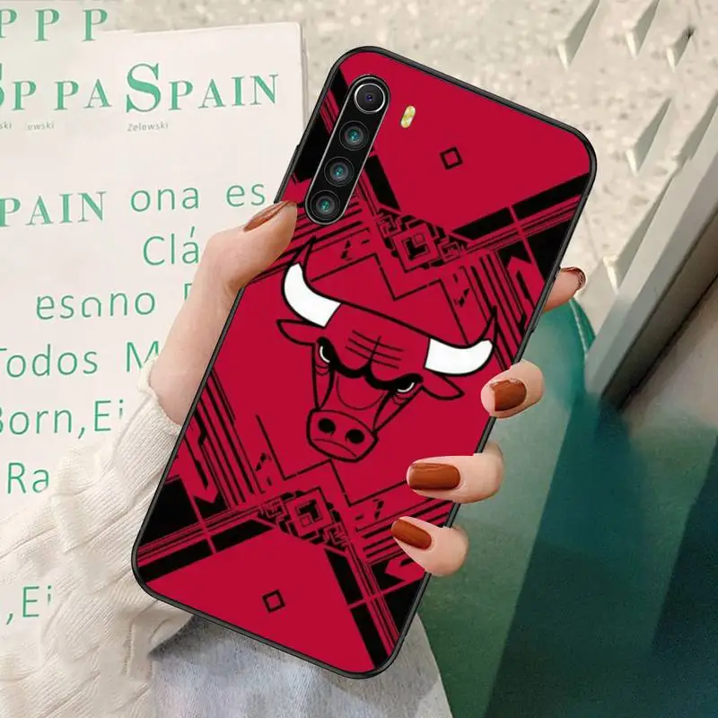 

Cool Digital Art Line Bull Head Black Soft Phone Cases For Redmi 7 8 9 A K20 30 Pro Note 8 9 Pro 9s