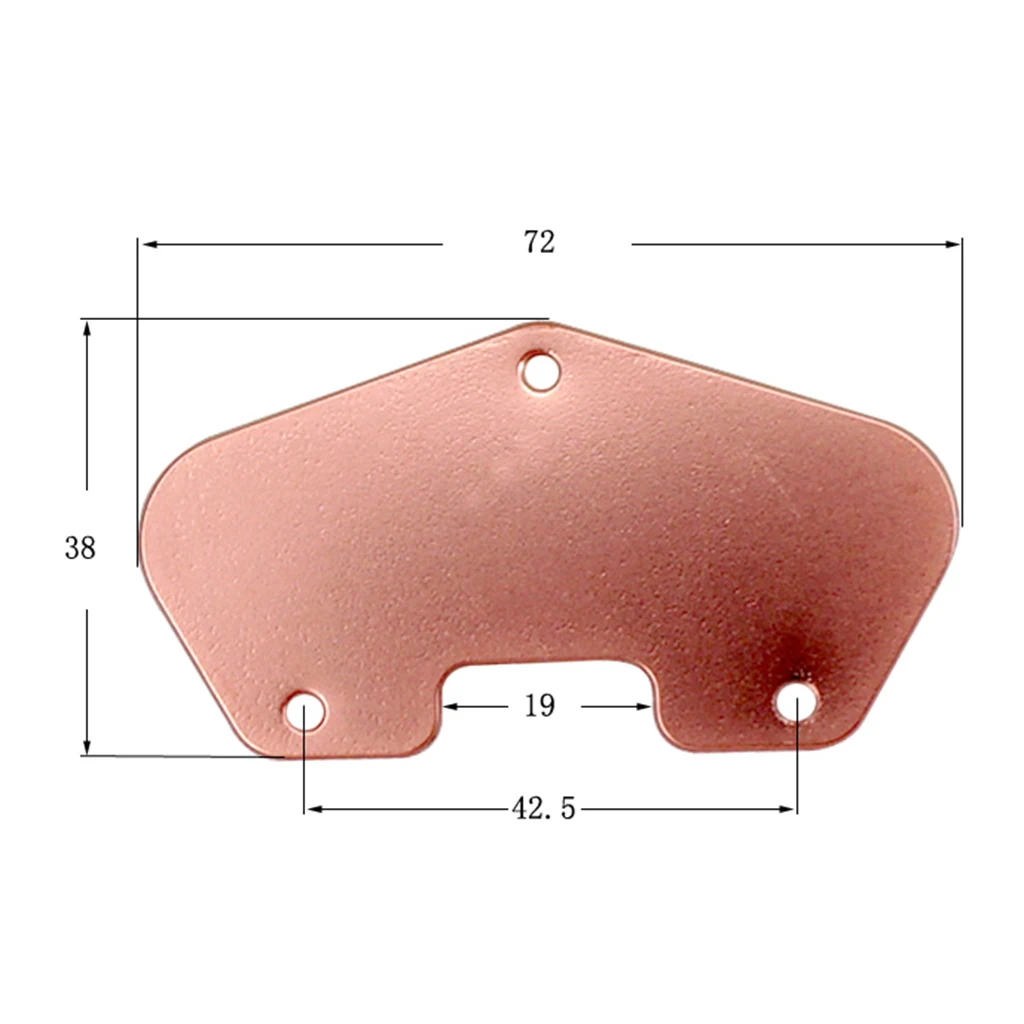 Медно-Красная гитара Humbucker Pickup Baseplate Для TL электрогитары струнные части