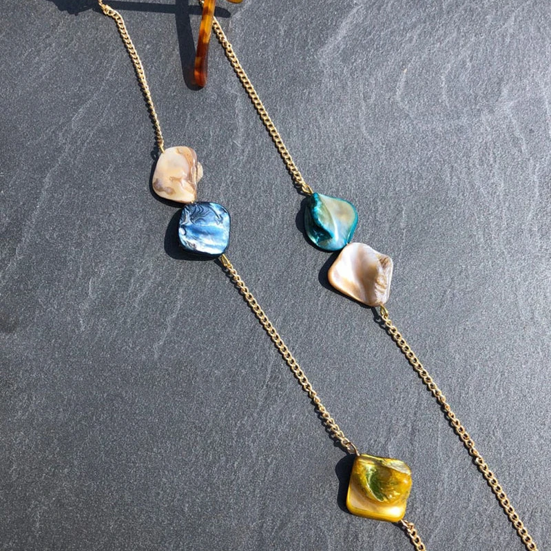 

Shell Charm Handmade Sunglasses Eyeglass Chain Fashion Non-slip Glasses Chains Holder Lanyard