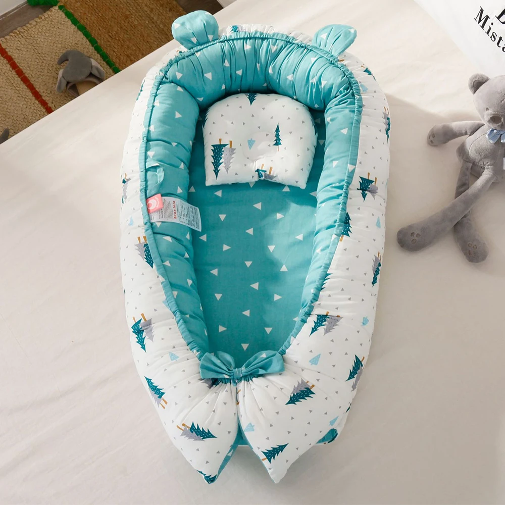 

Baby bed baby cribs baby nest Children's bed portable cradle baby nest bed portable crib travel bed travel beds Baby cot pillow